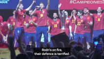 Rodri's on fire in Nations League celebrations