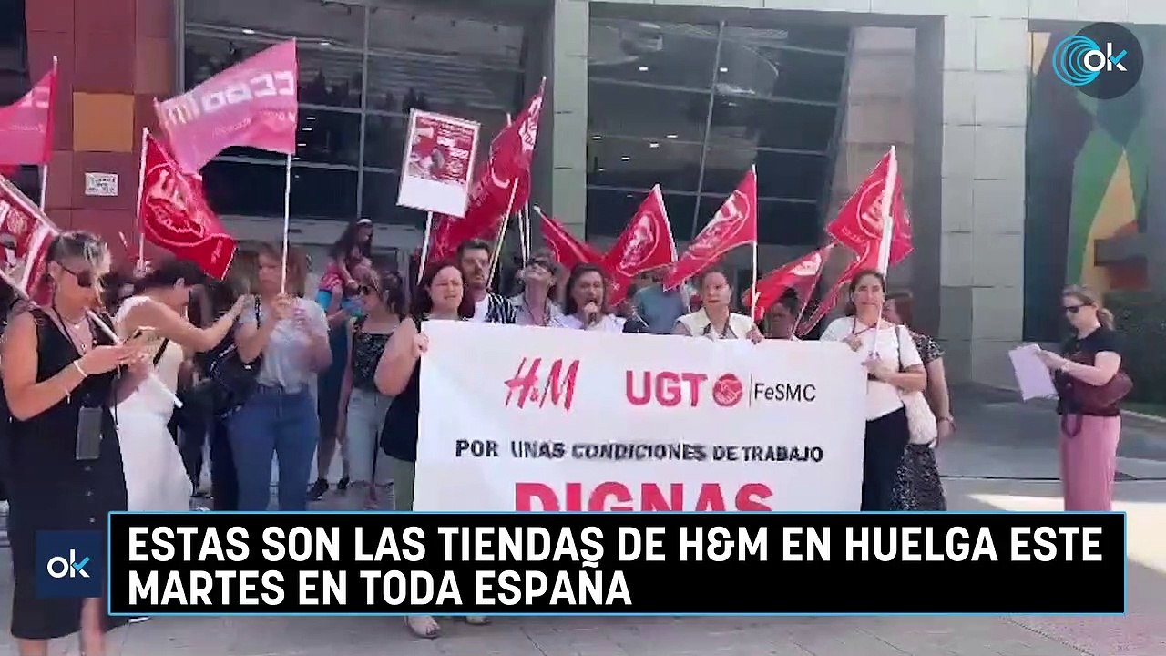Estas son las tiendas de H&M en huelga este martes en toda España