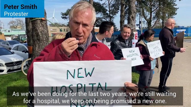 Protesters continue calls for new hospital in King's Lynn