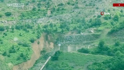 Bolu'da sağanak heyelana neden oldu