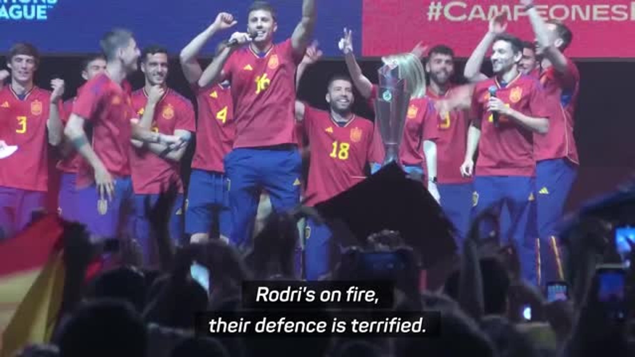 Espagne - Quand Rodri met le feu devant les fans de la Roja