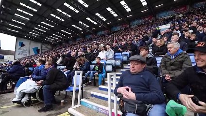 Poor parking for disabled fans at Portsmouth Football Club