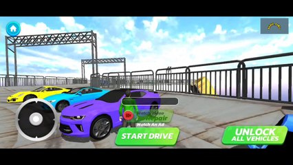 Vertical Megha Ramp Impossible 3D - Car Stunts Track Racing 3D - Android Gameplay #1 #2