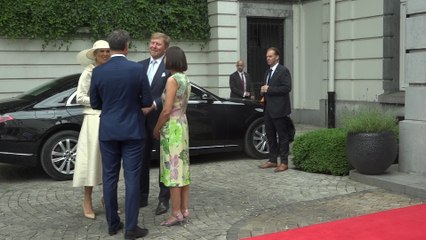 Le Roi des Pays-Bas reçu par le premier ministre De Croo