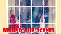 Louis' Nanny captured a behind the scenes moment of Kate and her children at Trooping the Colour