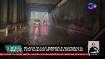 Malakas na ulan, bumuhos at nagpabaha sa ilang bahagi ng Metro Manila ngayong gabi | SONA