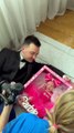 Newborn Baby Photo Shoot In Barbie Doll Box