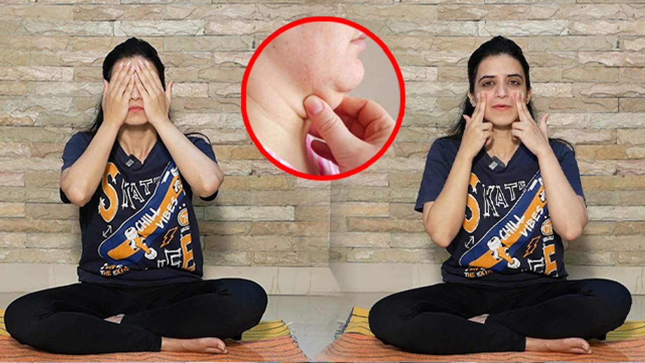 International Yoga Day 2023 : Face Fat Reduce Karne Ka Yoga | फेस फैट कम करने के लिए योगासन