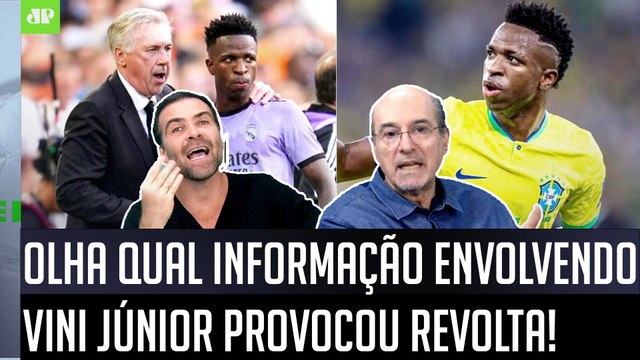 QUE VERGONHA! É MUITO MAU-CARATISMO o cara FALAR ISSO! INFORMAÇÃO sobre Vinicius Júnior REVOLTA!