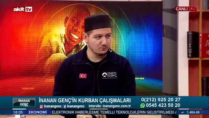 İnanan Genç'in Kurban çalışmaları
