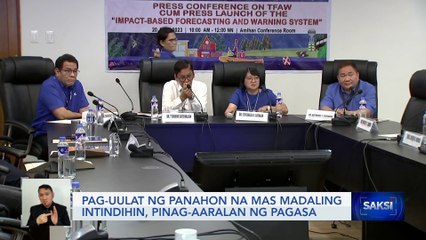 Pag-uulat ng panahon na mas madaling intindihin , pinag-aaralan ng PAGASA | Saksi