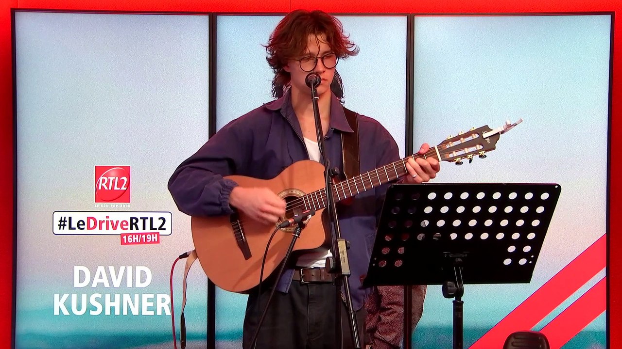 LIVE - David Kushner interprète "Daylight" dans #LeDriveRTL2 (20/06/23)