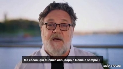 Russell Crowe, lo spot per Roma candidata all'Expo 2030
