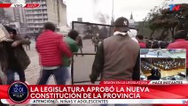 Incidentes tras la aprobación de la reforma constitucional en Jujuy - Parte 1