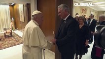 Papa Francisco recebe presidente de Cuba no Vaticano