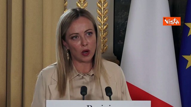 Meloni: Italia e Francia continueranno a sostenere l'Ucraina finch? sar? necessario