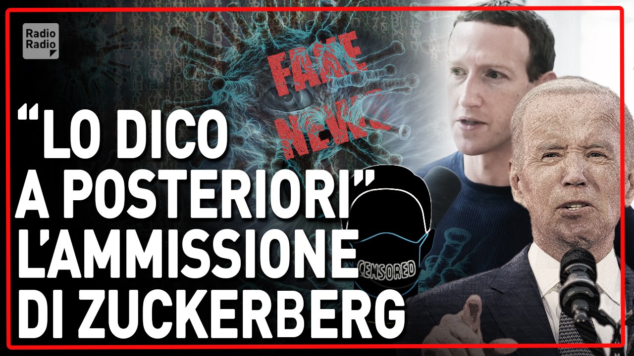Zuckerberg confessa tutto sulla censura online ▷ "L'establishment ci chiese di cancellare anche cose vere"