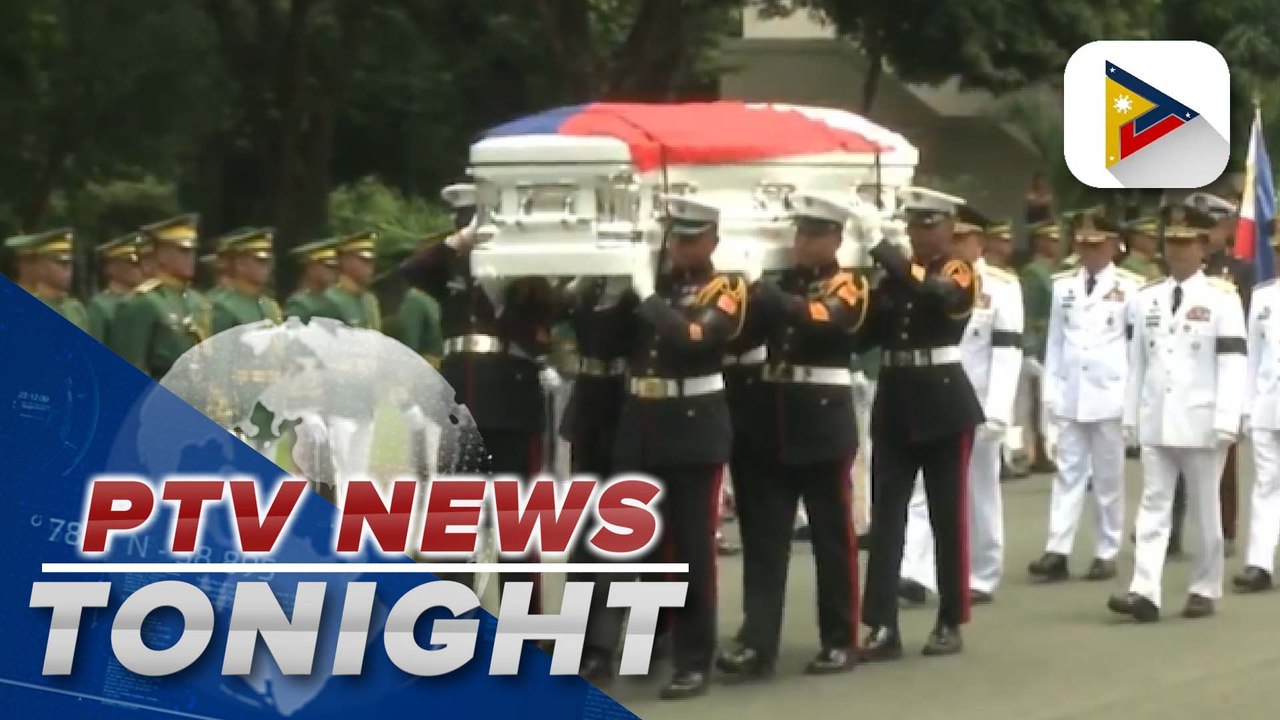 Sen. Rodolfo Biazon laid to rest at the Libingan ng mga Bayani