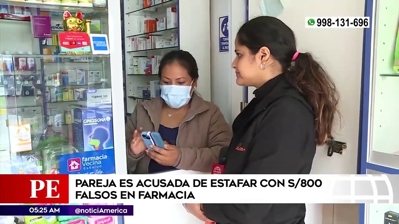 San Miguel: Pareja habría estafado con 800 soles falsos a trabajadora de una farmacia