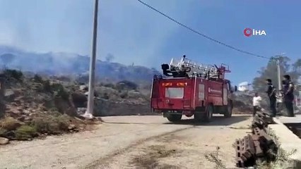 Bodrum'daki makilik yangını kontrol altına alındı