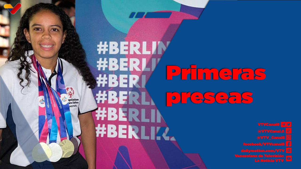 Deportes VTV | Venezuela suma preseas con Madeleine Pérez en los XVI Juegos Mundiales de Verano de Olimpiadas Especiales
