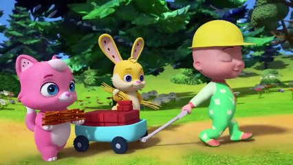 The 3 Little Friends _ CoComelon Animal Time _ Animals for Kids