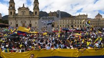 Así avanzan las marchas de la oposición colombiana en contra del Gobierno del presidente Petro