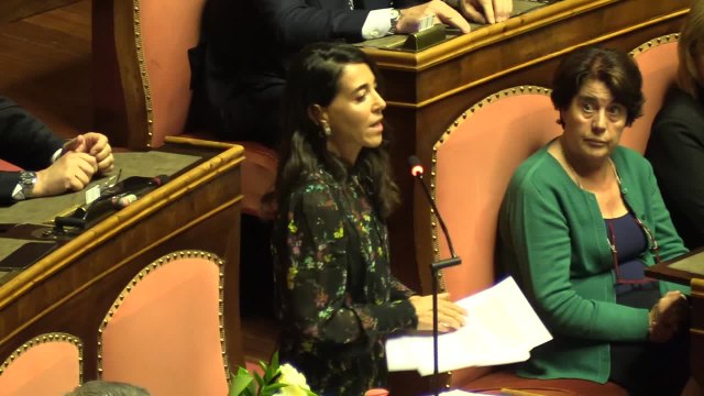 Berlusconi, l'emozione di Licia Ronzulli durante la commemorazione in Senato