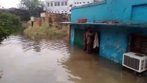 मुरैना में 24 घंटे में 134 मिमी बारिश से सरकारी दफ्तर तालाब में तब्दील