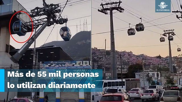 Cabinas del Cablebús en la Línea 1 quedan suspendidas: esto fue lo que pasó