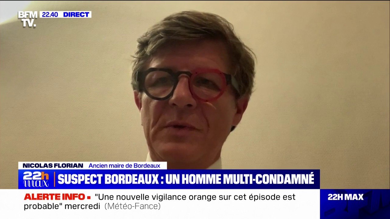 Agression d'une septuagénaire et de sa petite-fille: "Il faut arrêter de banaliser les choses", pour Nicolas Florian (ancien maire LR de Bordeaux)