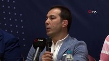 La conférence de presse du tournoi de lutte international Yaşar Doğu, Vehbi Emre et Hamit Kaplan a eu lieu