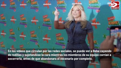 Bebe Rexha tranquiliza a sus fans tras ser  golpeada en un concierto