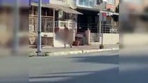 Didim'de çıplak şekilde koşan şahıs polis tarafından gözaltına alındı