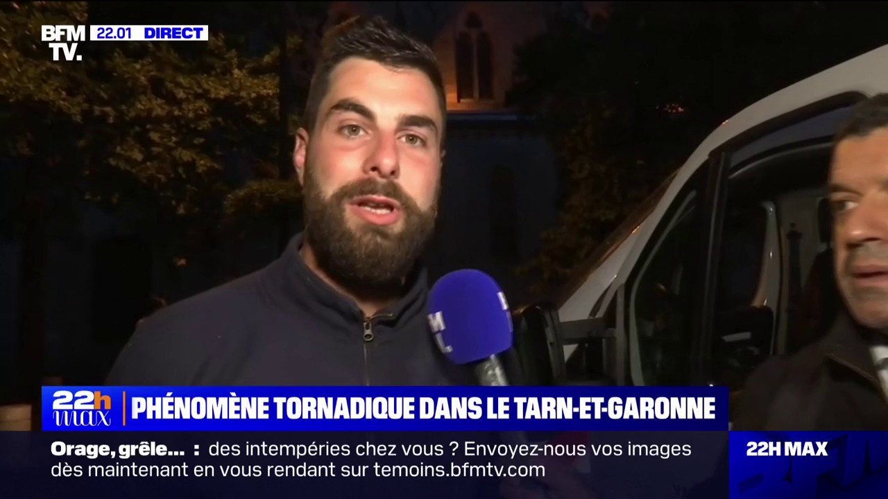 Orages: la ville de Valence-d'Agen (Tarn-et-Garonne) frappée par de fortes rafales de vent