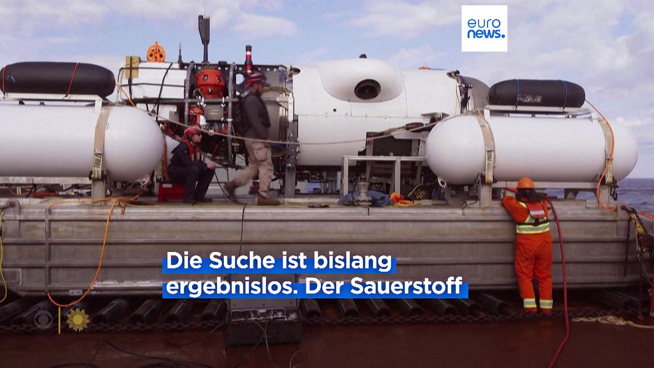 Titanic-U-Boot: Sauerstoffvorrat für 40 Stunden