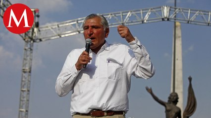 Medios de comunicación "revientan" conferencia de Adán Augusto en Zacatecas por retraso