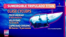 Continúa la búsqueda del submarino que visitaba restos del Titanic