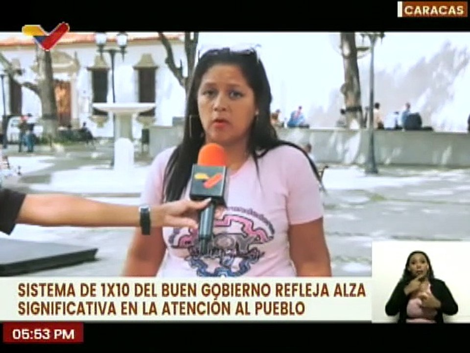 Pueblo venezolano respalda atención del Sistema 1x10 del Buen Gobierno