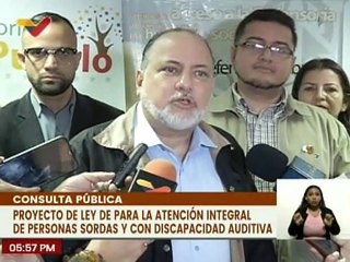 Realizan consulta pública de la Ley para la Atención Integral de Personas con Discapacidad Auditiva