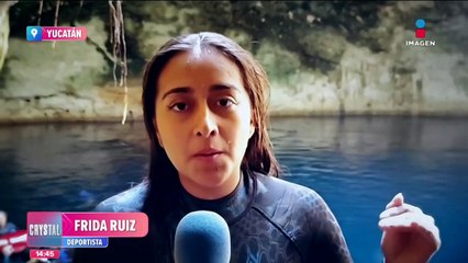 “Apnea” un deporte extremo en la profundidad de los cenotes