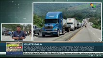 Guatemala: Pobladores del norte del país bloquean carretera en señal de disconformidad