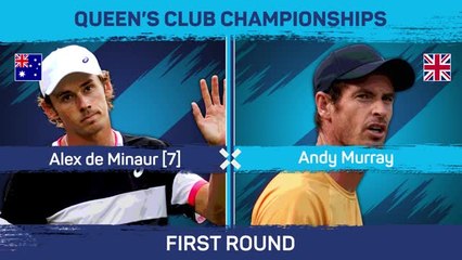 Murray suffers Wimbledon seeding blow in first round Queen's defeat