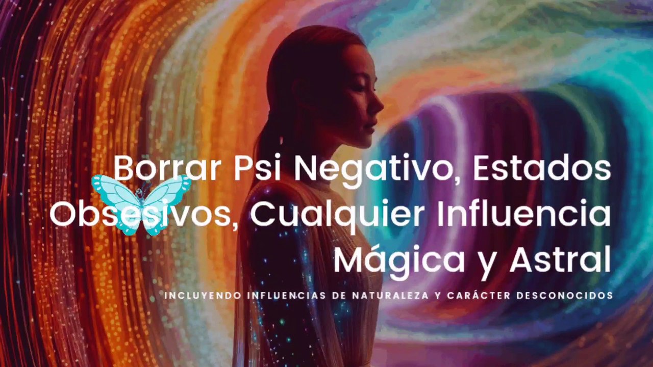 Borrar Psi Negativo, Estados Obsesivos, Cualquier Influencia Mágica y Astral