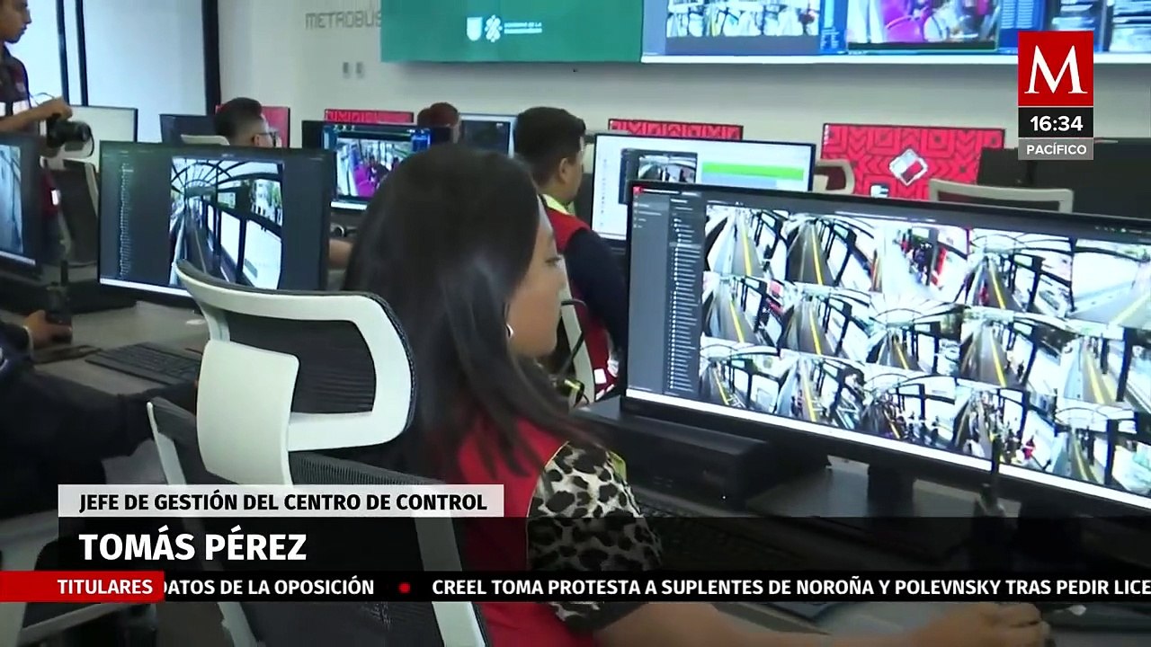 Así opera el nuevo centro de Metrobús de la Ciu...