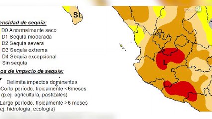 Jalisco ocupa el primer lugar entre los estados con sequía extrema