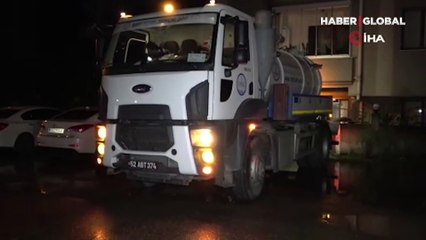 Ordu'da dere taşkınlarını nedeniyle bazı evleri su bastı