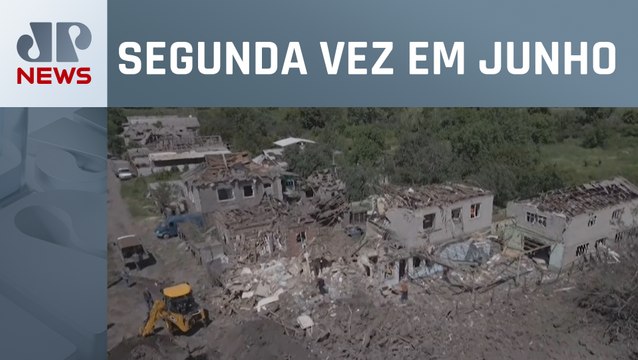 Forças russas realizam ataque de drones contra Kiev