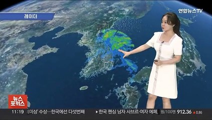 [날씨톡톡] 서쪽 비 차츰 그쳐…강원영동 밤까지 비 계속