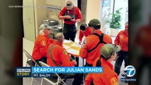 Search continues for actor Julian Sands in Mt. Baldy area